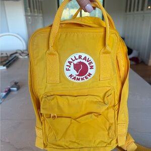 Fjallraven Kånken mini Yellow Backpack